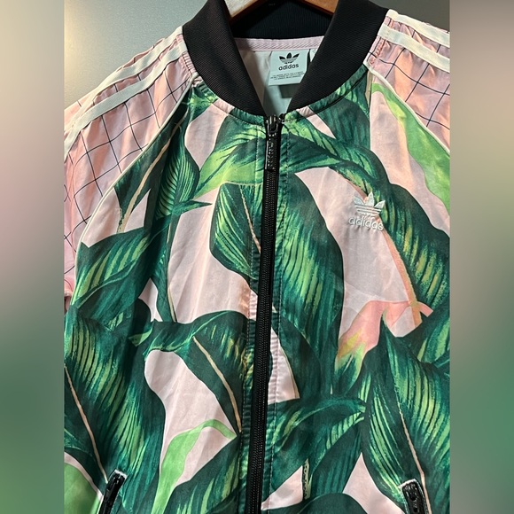 Adidas x Farm Rio Palm Leaf Superstar Track Jacket - Picture 4 of 10